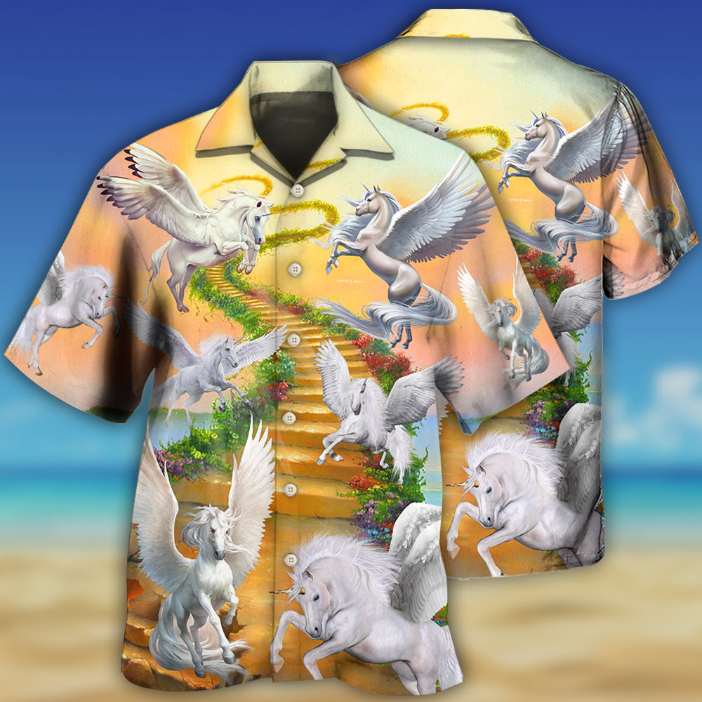 Horse Paradise Dream Style - Hawaiian Shirt - Owls Matrix LTD