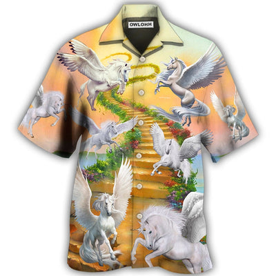 Hawaiian Shirt / Adults / S Horse Paradise Dream Style - Hawaiian Shirt - Owls Matrix LTD