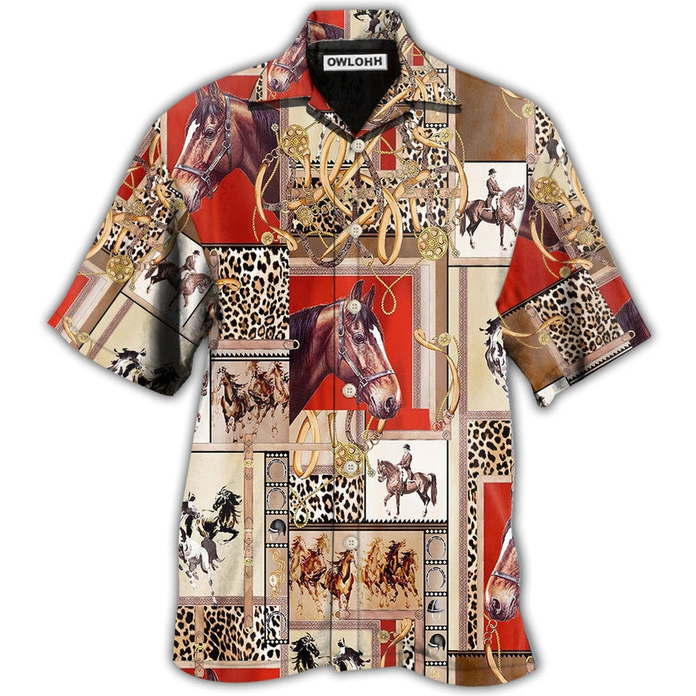 Hawaiian Shirt / Adults / S Horse Show So Cool - Hawaiian shirt - Owls Matrix LTD