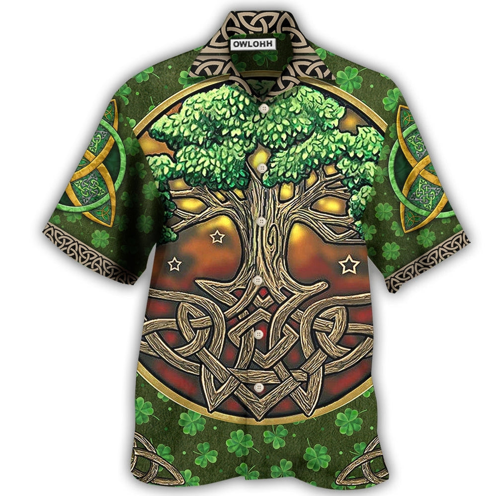 Hawaiian Shirt / Adults / S Irish Green Love Life Style - Hawaiian Shirt - Owls Matrix LTD