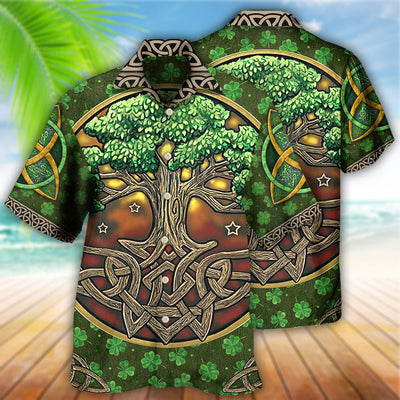 Irish Green Love Life Style - Hawaiian Shirt - Owls Matrix LTD