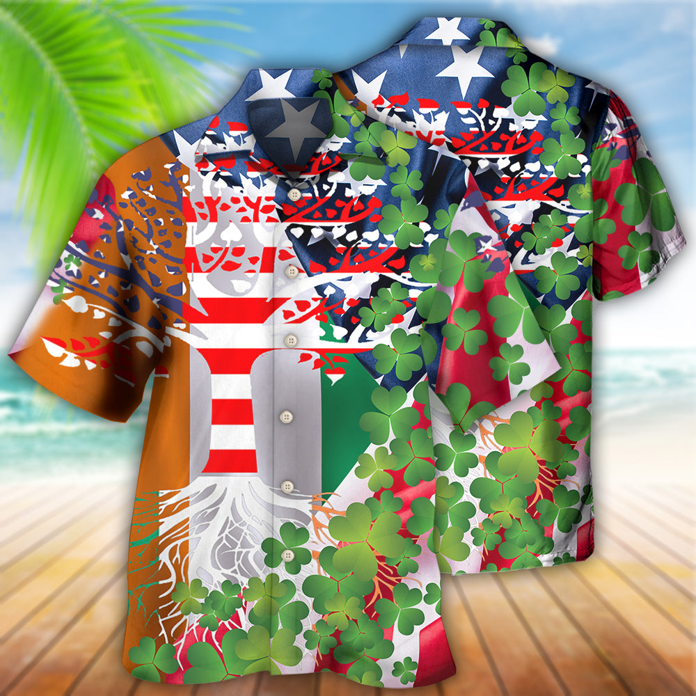 Irish Independence Day America - Hawaiian Shirt - Owls Matrix LTD