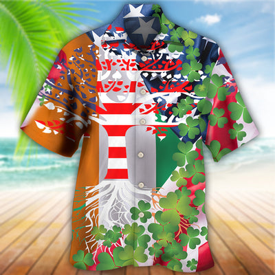 Irish Independence Day America - Hawaiian Shirt - Owls Matrix LTD