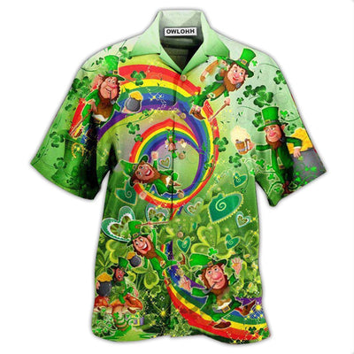 Hawaiian Shirt / Adults / S Irish Luck Is Believing You're Lucky - Hawaiian Shirt - Owls Matrix LTD