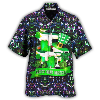 Hawaiian Shirt / Adults / S Irish Wishing You A Luck Day - Hawaiian Shirt - Owls Matrix LTD