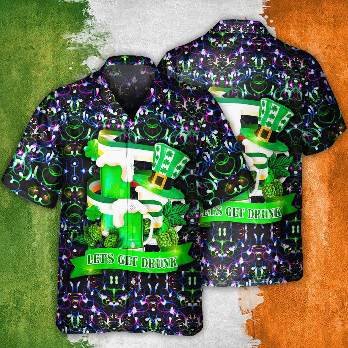 Irish Wishing You A Luck Day - Hawaiian Shirt - Owls Matrix LTD
