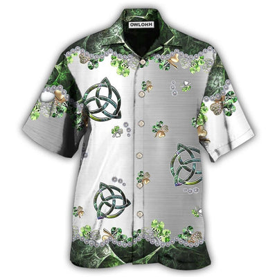 Hawaiian Shirt / Adults / S Irish Clover Metal - Hawaiian Shirt - Owls Matrix LTD