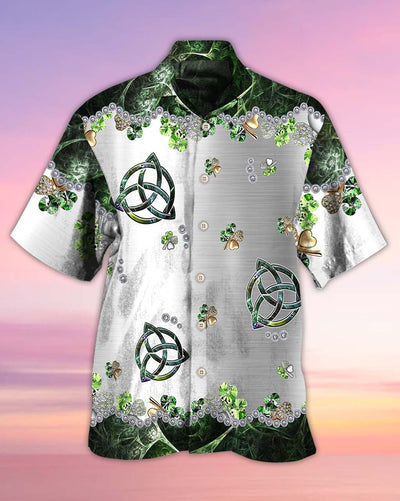 Irish Clover Metal - Hawaiian Shirt - Owls Matrix LTD