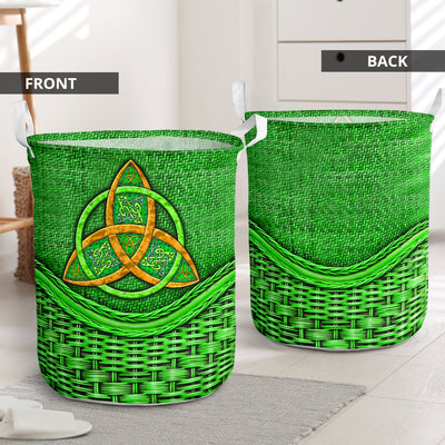 Irish Rattan Teaxture - Laundry Basket - Owls Matrix LTD