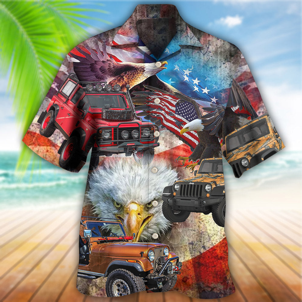 Jeep Independence Day America - Hawaiian Shirt - Owls Matrix LTD