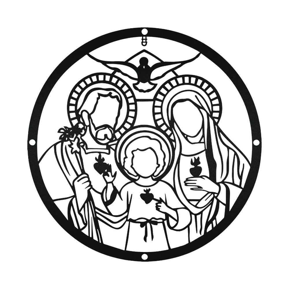 Jesus Catholic Home Desgin Monogram For Christian House - Led Light Metal - Owls Matrix LTD