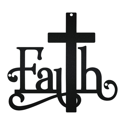 Jesus Faith Catholic Cross In My Life - Led Light Metal - Owls Matrix LTD