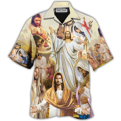 Hawaiian Shirt / Adults / S Jesus Is My Savior Faith - Hawaiian shirt - Owls Matrix LTD