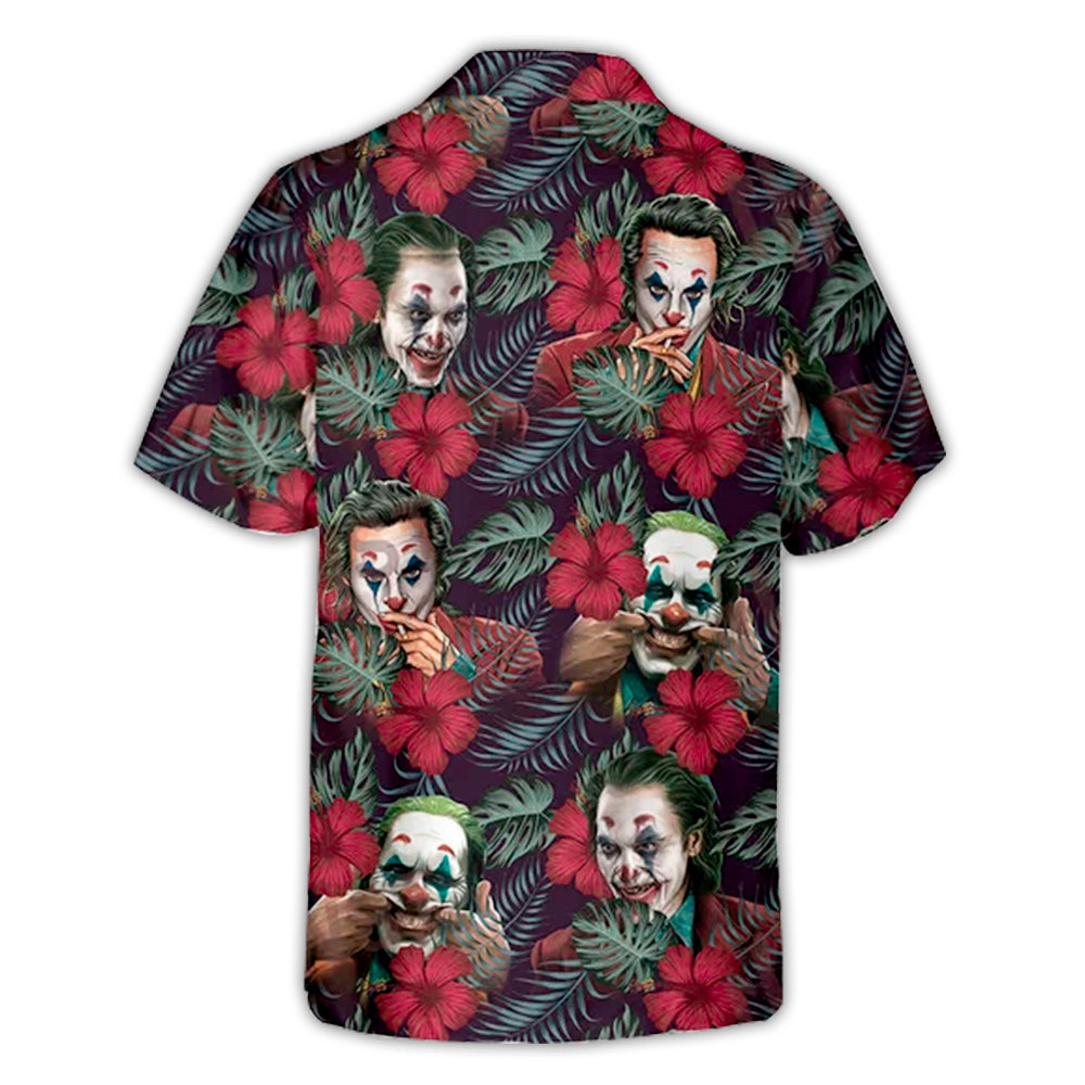 Halloween Joker Tropical Style - Hawaiian Shirt