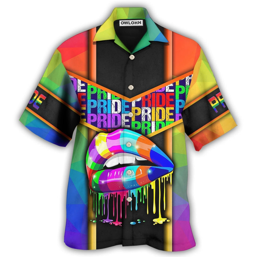 Hawaiian Shirt / Adults / S LGBT American Pride 2022 - Hawaiian Shirt - Owls Matrix LTD