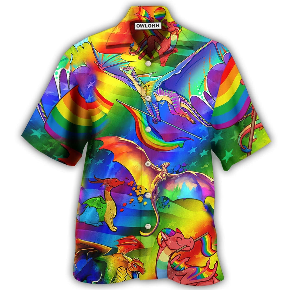 Hawaiian Shirt / Adults / S LGBT Love Life - Hawaiian Shirt - Owls Matrix LTD