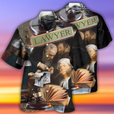 Lawyer Serious Style - Hawaiian Shirt - Owls Matrix LTD