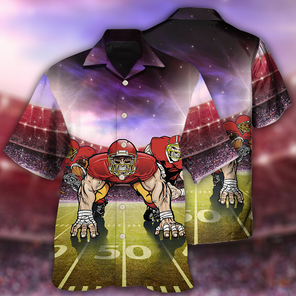 American Football Mysterious Sky Cool Style - Hawaiian Shirt - Owls Matrix LTD