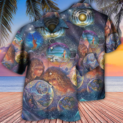 Earth LD Mysterious Earth - Hawaiian Shirt - Owls Matrix LTD