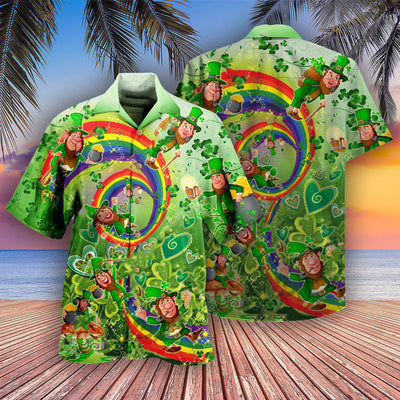 Irish Luck Is Believing You're Lucky - Hawaiian Shirt - Owls Matrix LTD