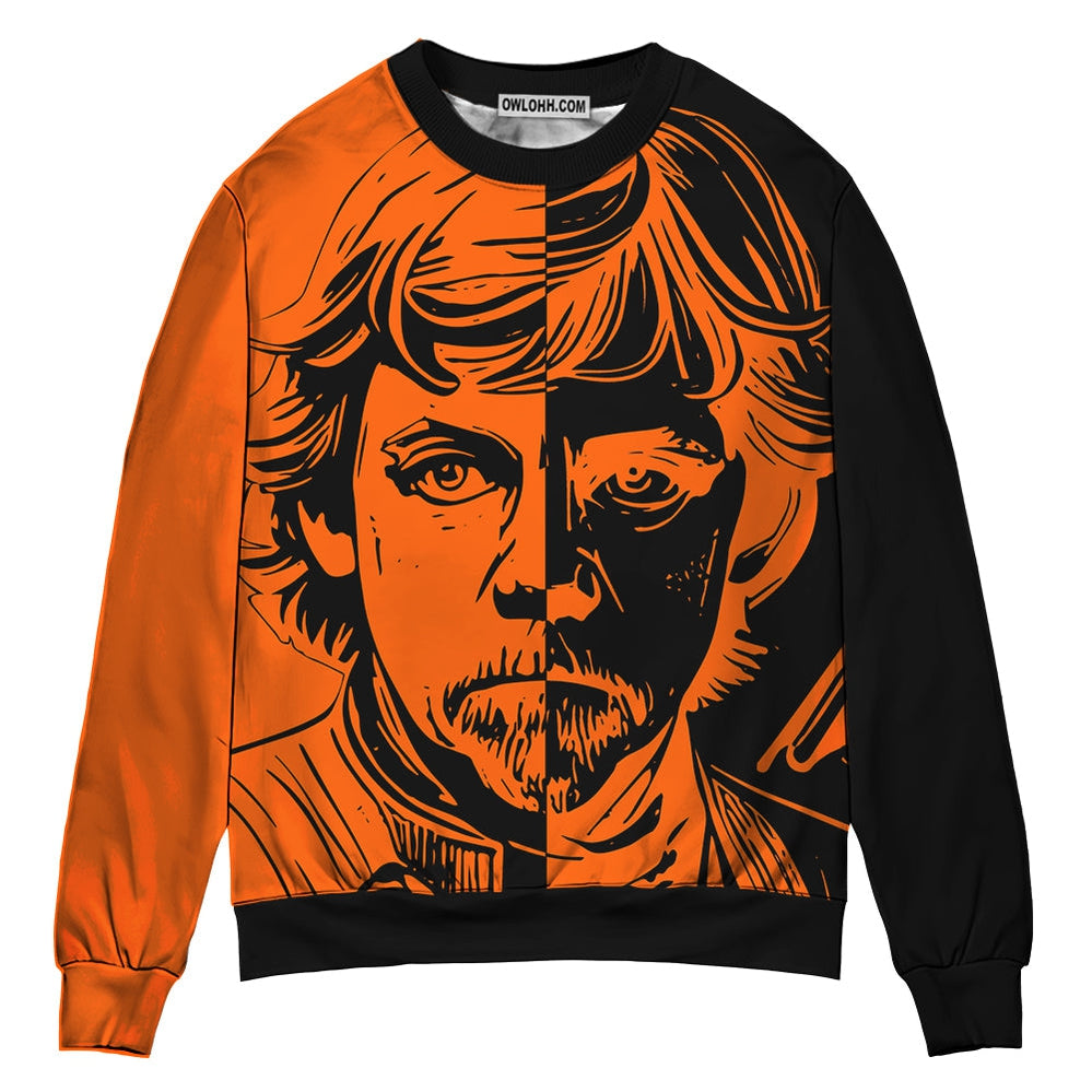 Halloween Costumes Star Wars Luke Skywalker Two-Faced - Sweater