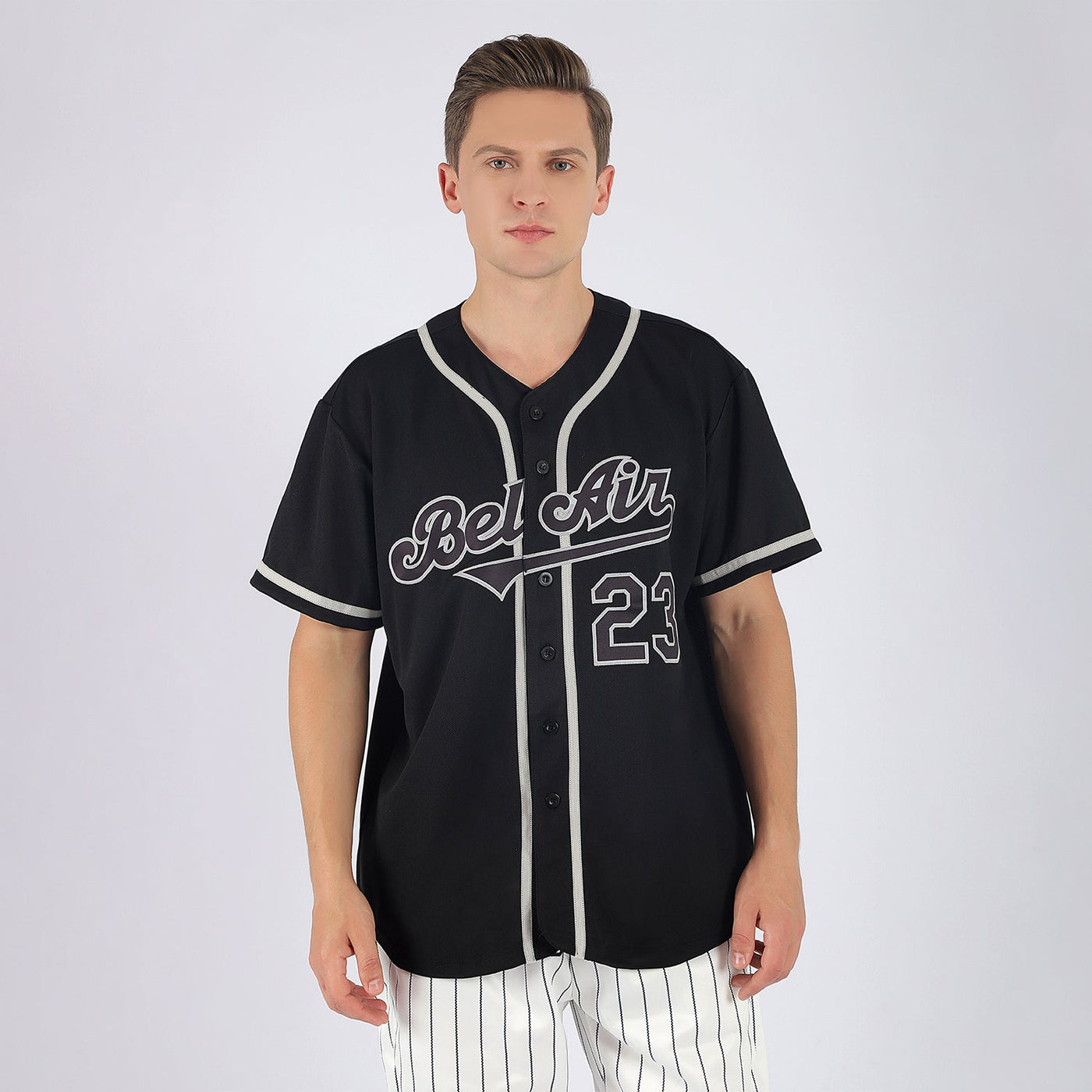 Custom Black Black-Gray Authentic Baseball Jersey - Owls Matrix LTD