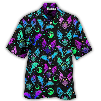 Hawaiian Shirt / Adults / S Bat Neon Magic - Hawaiian Shirt - Owls Matrix LTD