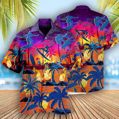 Surfing Make Your Own Waves - Hawaiian Shirt - Owls Matrix LTD