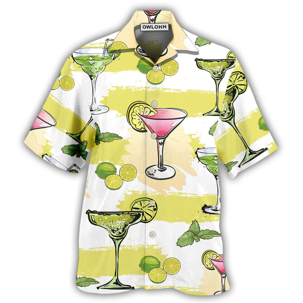 Hawaiian Shirt / Adults / S Cocktail Margarita Summer Party - Hawaiian Shirt - Owls Matrix LTD