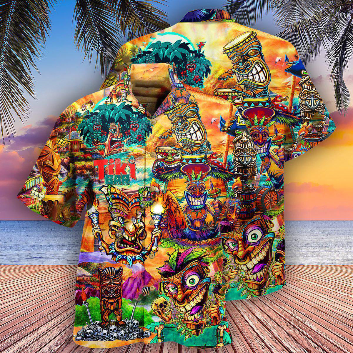 Tiki May The Aloha Spirits Follow You Home - Hawaiian Shirt - Owls Matrix LTD