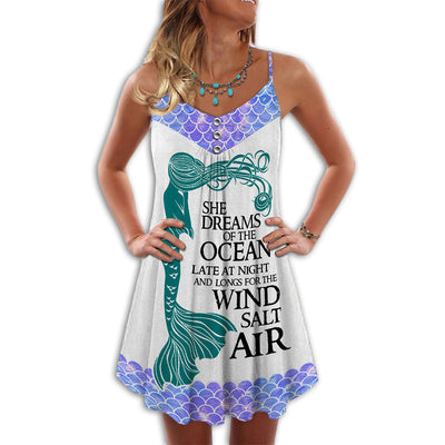 Mermaid Dream Wind Salt Air - Summer Dress - Owls Matrix LTD