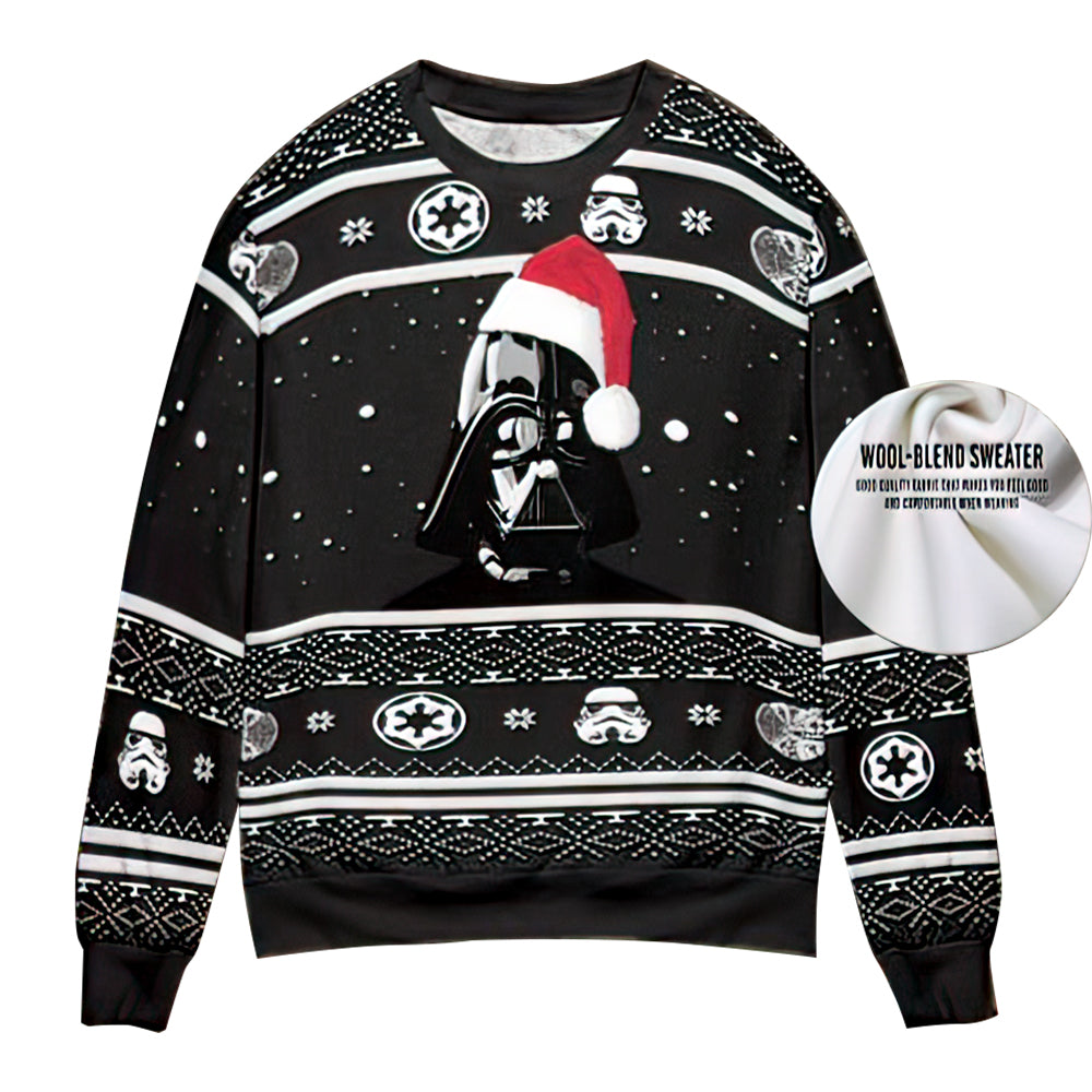 Christmas Star Wars Merry Sith Mas Dark Vader - Sweater - Ugly Christmas Sweaters