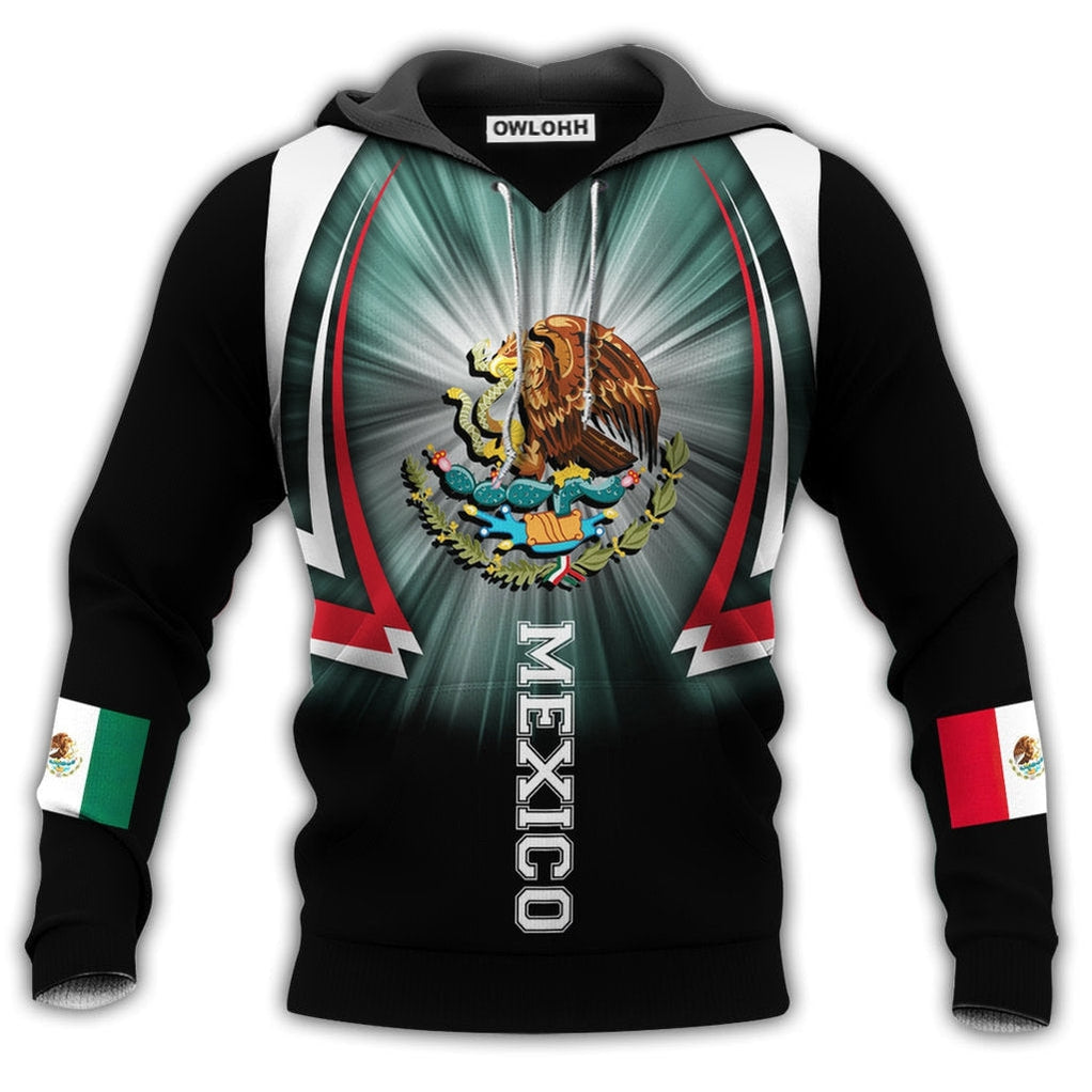 Unisex Hoodie / S Mexico Style Blue And Black Cool - Hoodie - Owls Matrix LTD