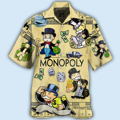 Monopoly Style - Hawaiian Shirt - Owls Matrix LTD