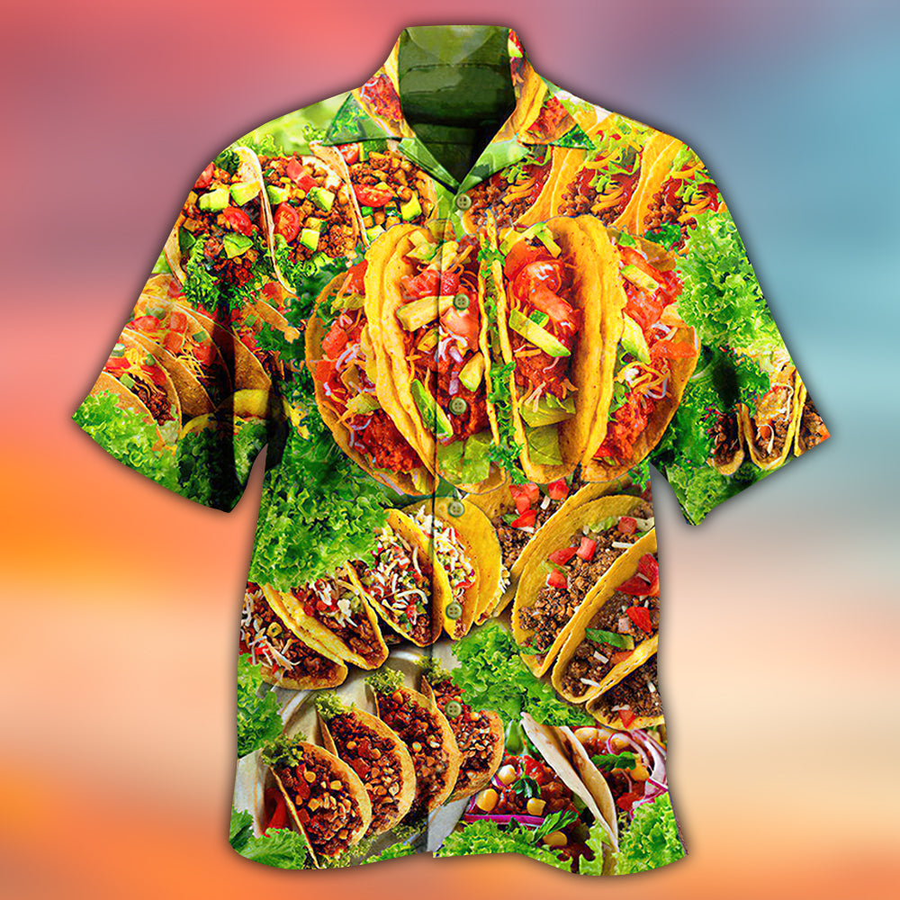 Food More Tacos Porfavor Cool - Hawaiian Shirt - Owls Matrix LTD