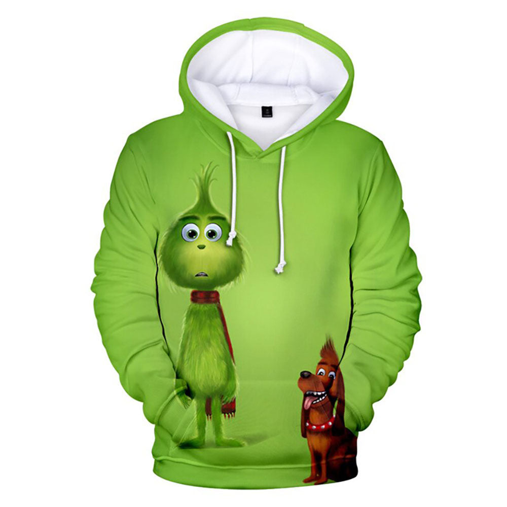 Movie The Grinch Printed 3D Sweatshirts 3D Hoodie 3D Zip - Hoodie - OwlsMatrix