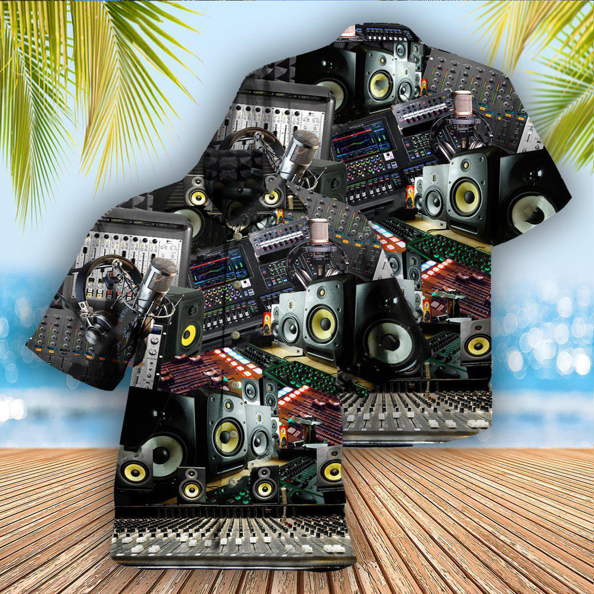 Music Great Music From Great Studio - Hawaiian Shirt - Owls Matrix LTD