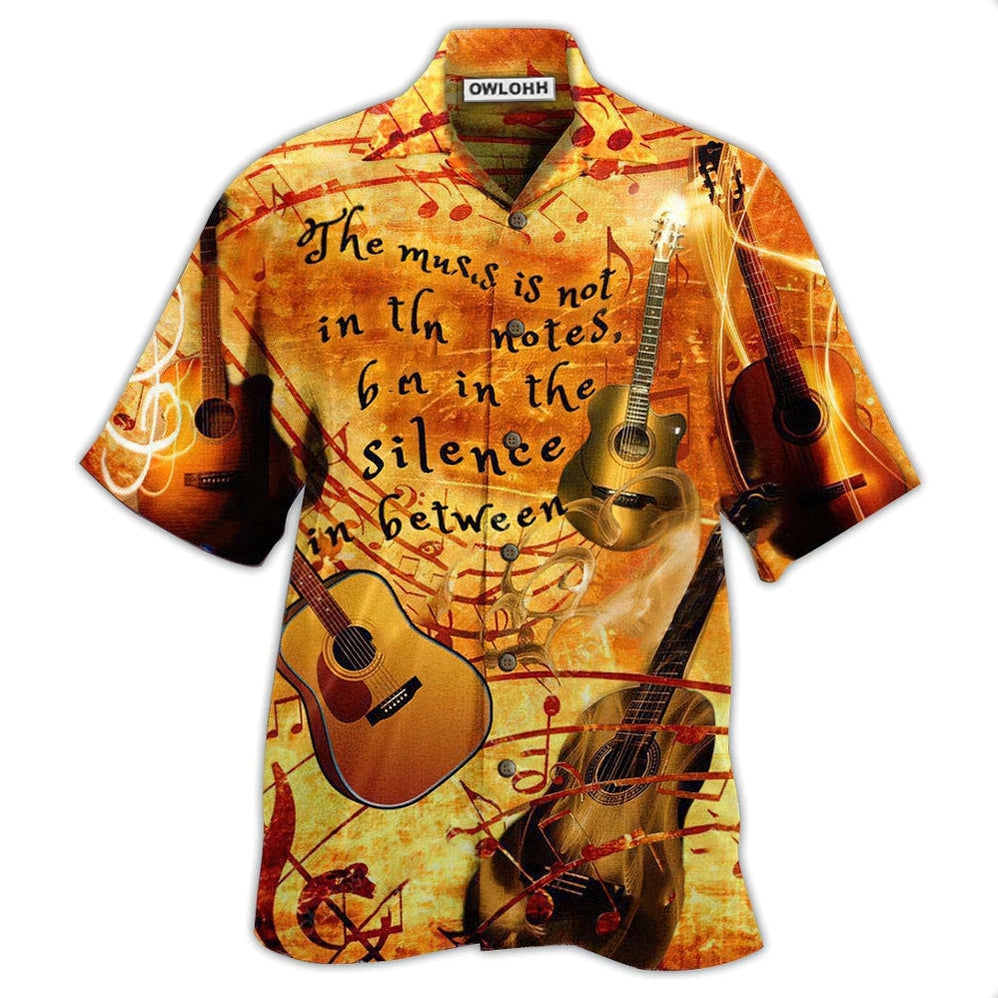 Hawaiian Shirt / Adults / S Guitar Vintage The Silence - Hawaiian Shirt - Owls Matrix LTD