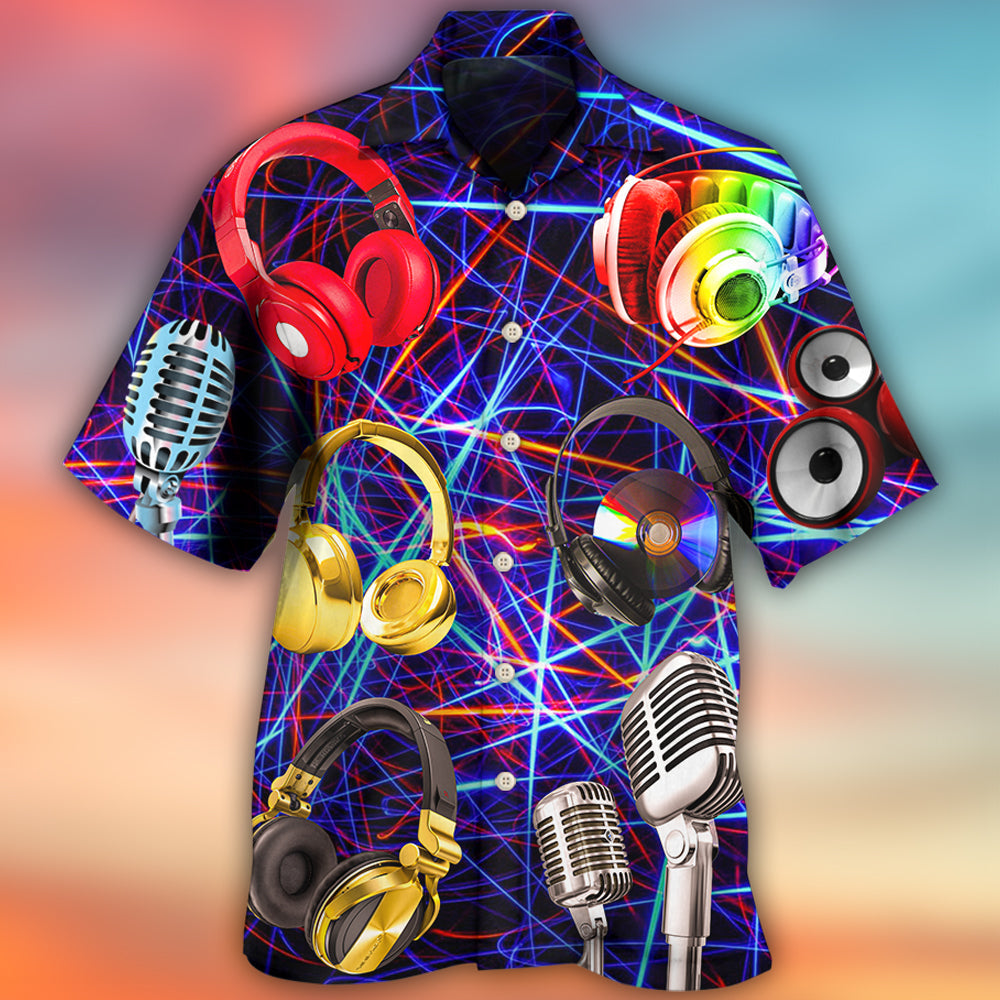 Music Is My Life Style - Hawaiian Shirt - Owls Matrix LTD