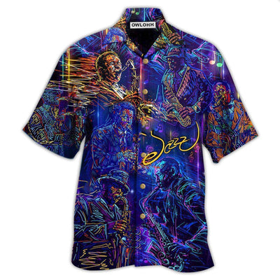 Hawaiian Shirt / Adults / S Saxophone Never Underestimate An Old Man With A Saxophone - Hawaiian Shirt - Owls Matrix LTD