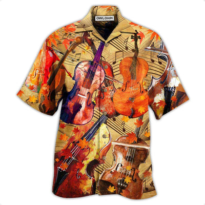 Hawaiian Shirt / Adults / S Violin Music Notes Can Change Your World - Hawaiian Shirt - Owls Matrix LTD