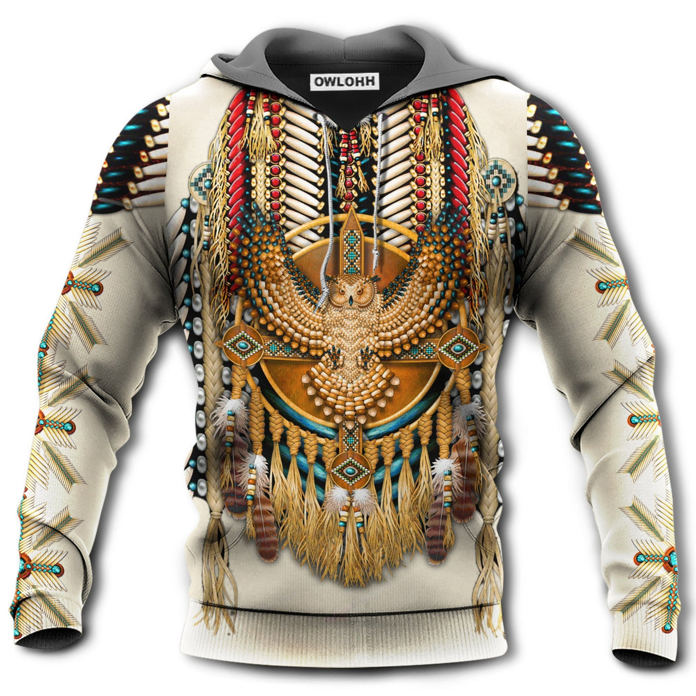 Unisex Hoodie / S Native American Culture Eagle Amazing Style - Hoodie - Owls Matrix LTD