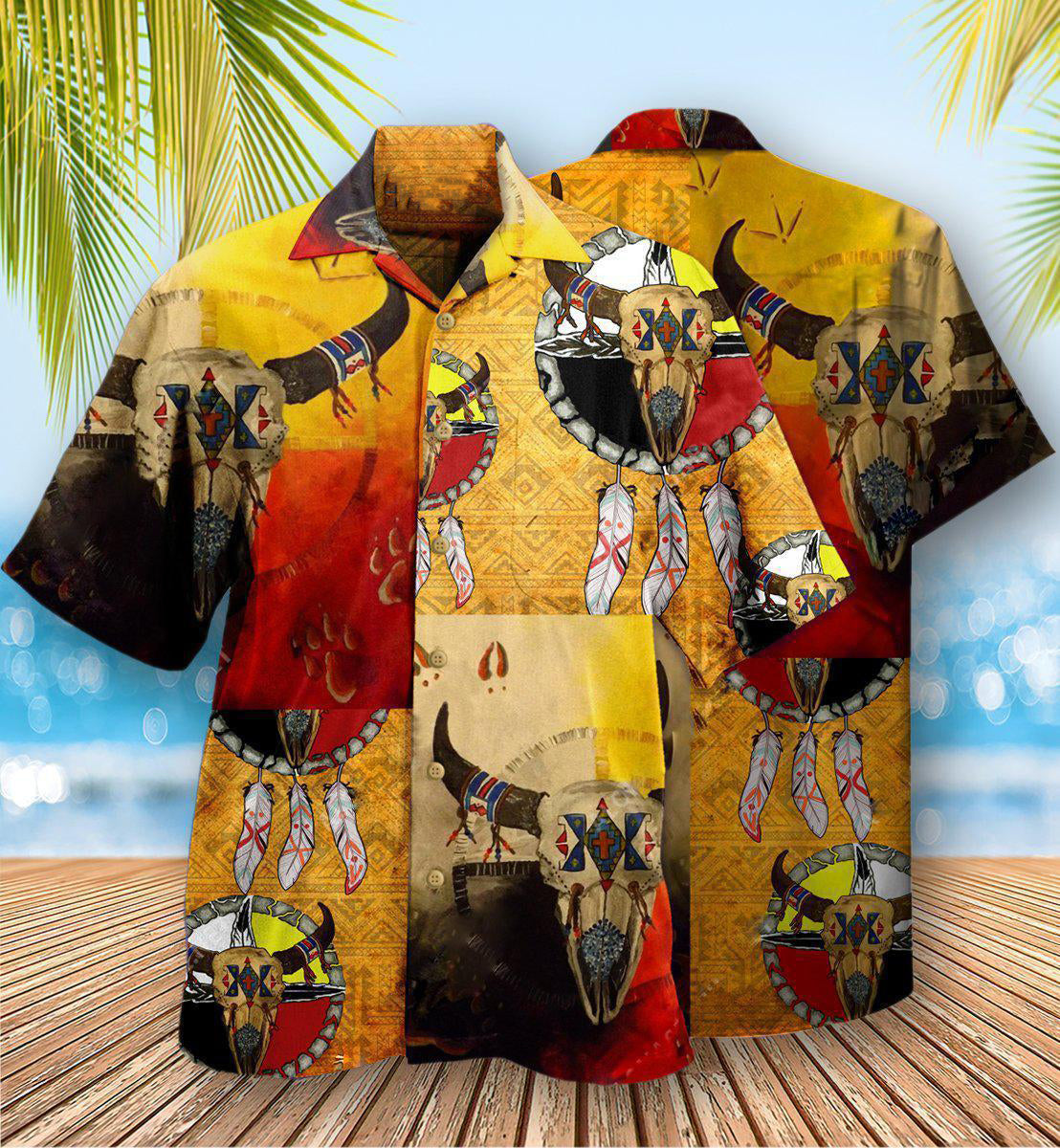 Native American Medicine Wheel Cool - Hawaiian Shirt - Owls Matrix LTD