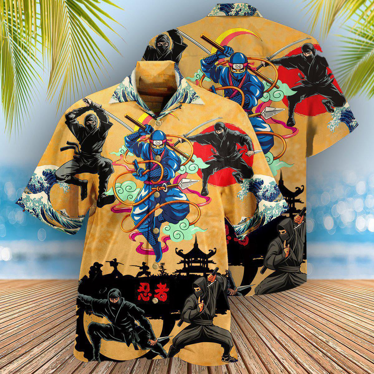Ninja The Way Of The Ninja - Hawaiian Shirt - Owls Matrix LTD