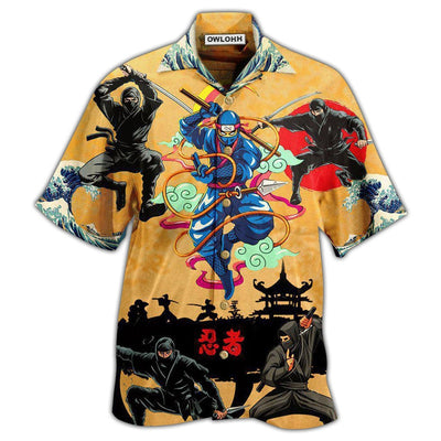 Hawaiian Shirt / Adults / S Ninja The Way Of The Ninja - Hawaiian Shirt - Owls Matrix LTD
