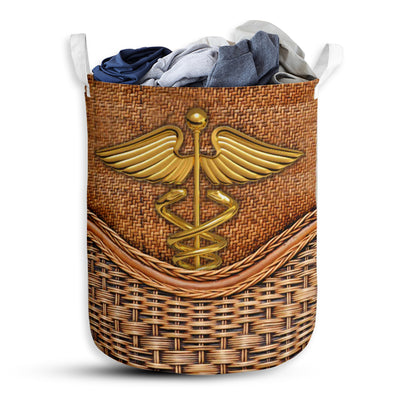 Nurse Rattan Teaxture - Laundry Basket - Owls Matrix LTD