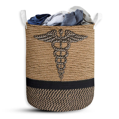Nurse Rope Wallpaper - Laundry Basket - Owls Matrix LTD
