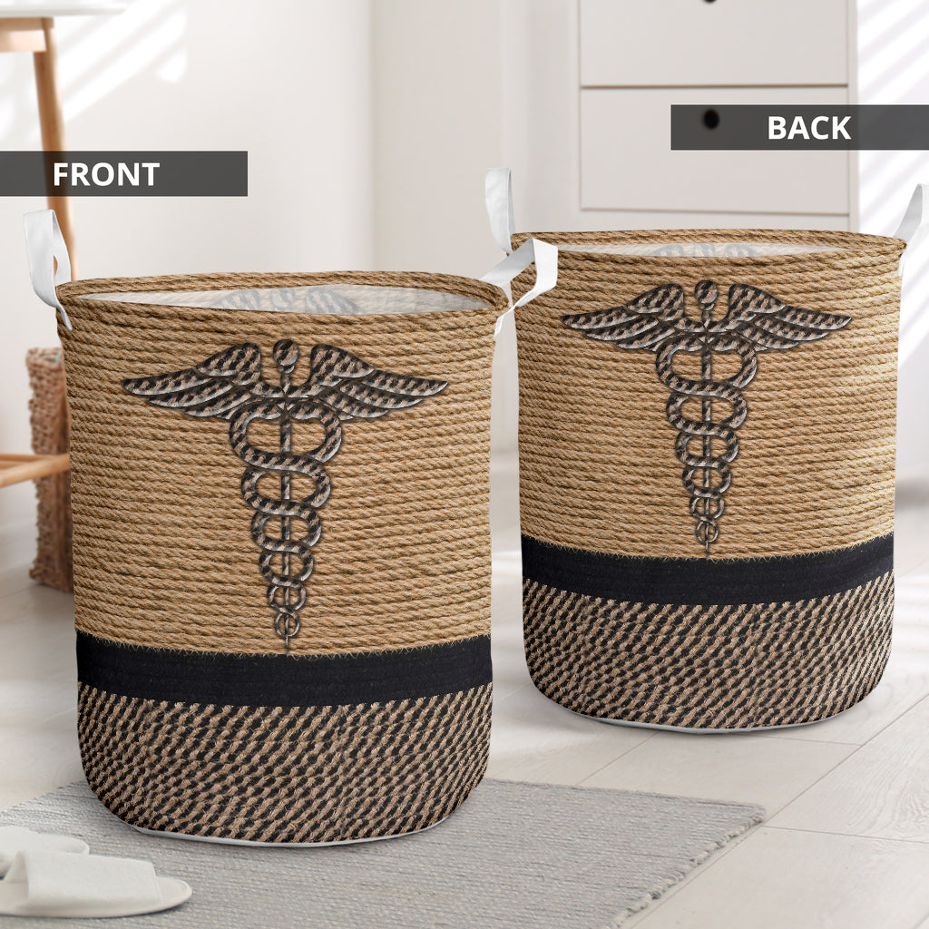 Nurse Rope Wallpaper - Laundry Basket - Owls Matrix LTD