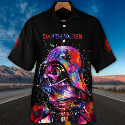 SW Darth Vader Full Color - Hawaiian Shirt - Owl Ohh-Owl Ohh