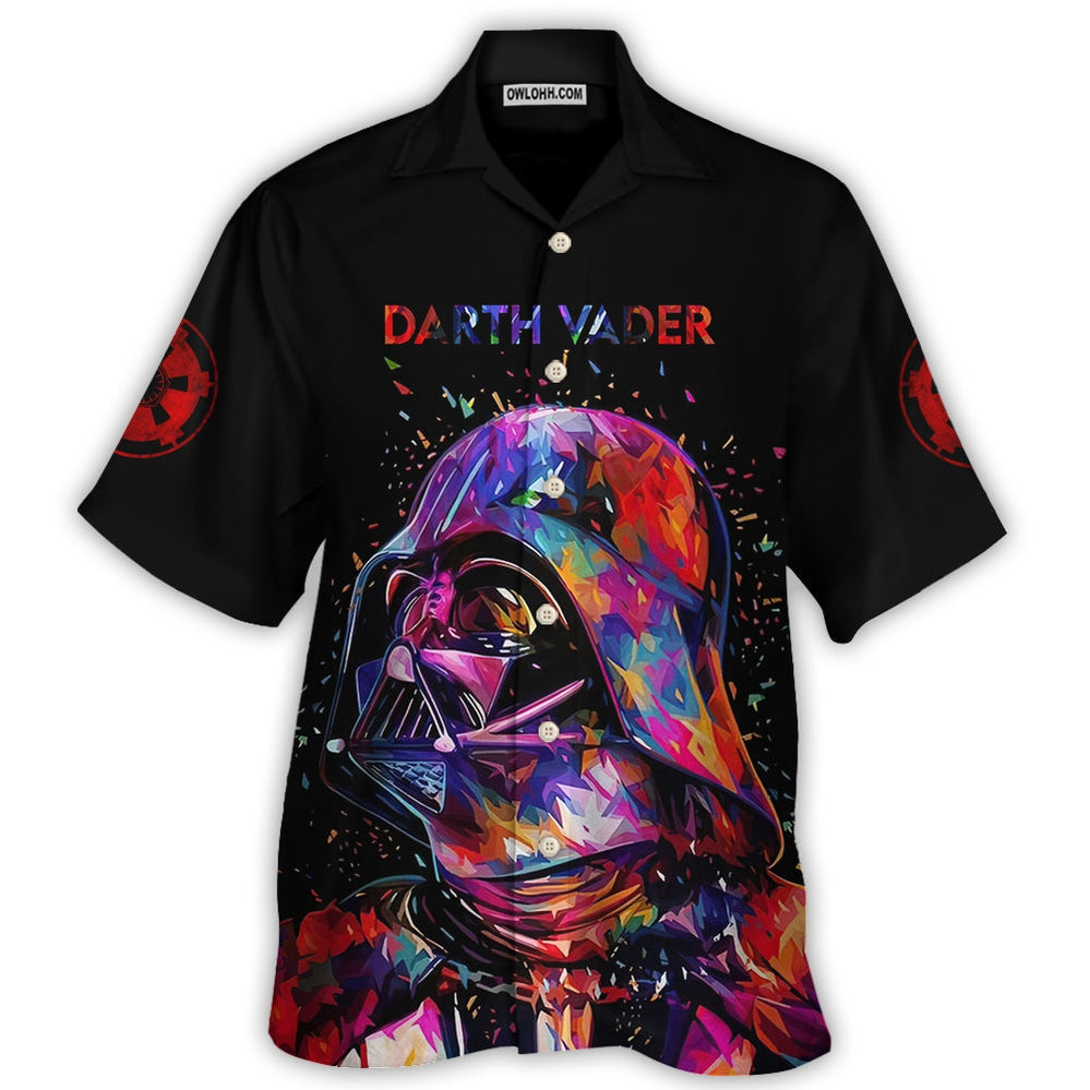 SW Darth Vader Full Color - Hawaiian Shirt - Owl Ohh-Owl Ohh